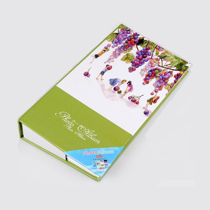 300 Sheets Interleaf Type Scenery Family Photo Album Scrapbook 6 Inch Classical Cartoon Photo Album Kid