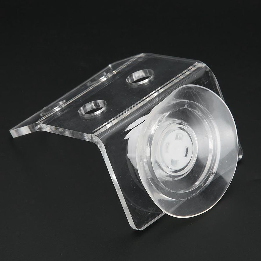 Aquarium Bracket Base 2Pcs Fish Tank Aquarium 4 Holes Front-Loading Bending Coral SPS Button Amputation Bracket Base