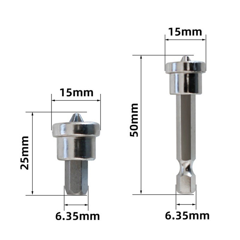 Drilling Bits Plasterboard Screws Locating Batch Head Locating Batch Head Screwdriver Bits PH2 Drywall Dimpler Bits Tools