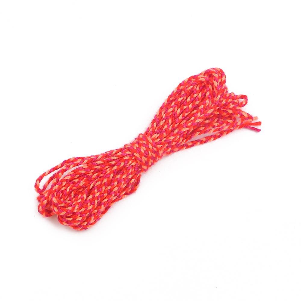 5m leveys 2mm polyesteripuuvilla punottu köysi naru kierretty makrameennyöri askarteluun kodintekstiilit hääkoristelutarvikkeet: Tyyli 02