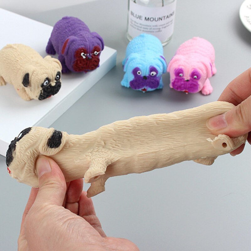 Stress Squishy Squeeze Fidget Sensory Toys Cute Pug Dog Stress Reliever Toys