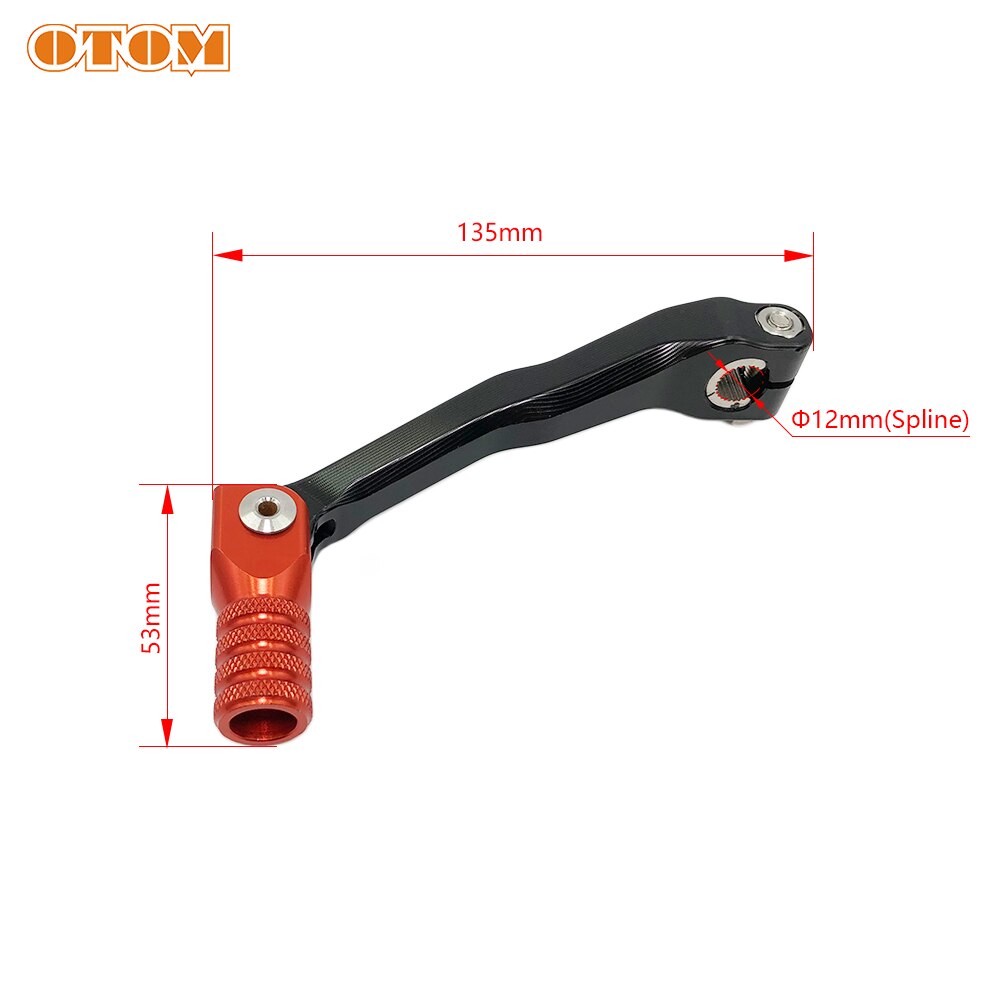 OTOM Motorcycle Gearshift Lever Engine Hose Water Pipe Two-stroke 250 Ignition Coil For HENGJIAN HJ250H LONCIN MT250 Motocross