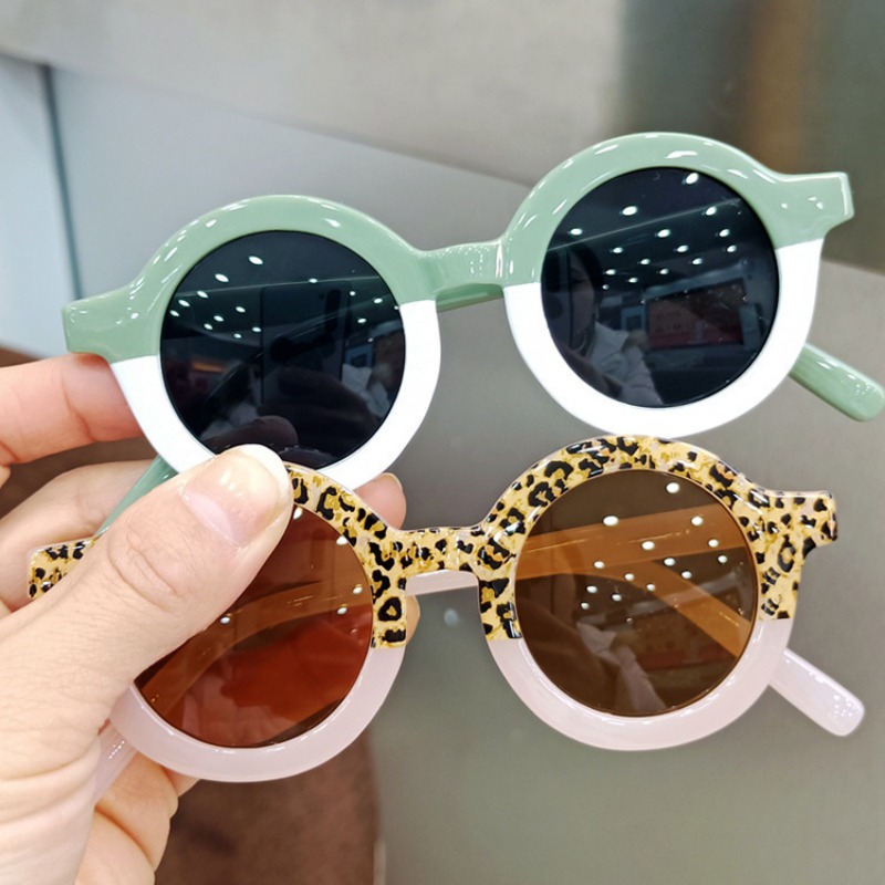 Nuevas gafas De Sol circulares con montura pequeña para niños, gafas De Sol De De verano para niñas, gafas De Sol bonitas para bebés, gafas De Sol UV400