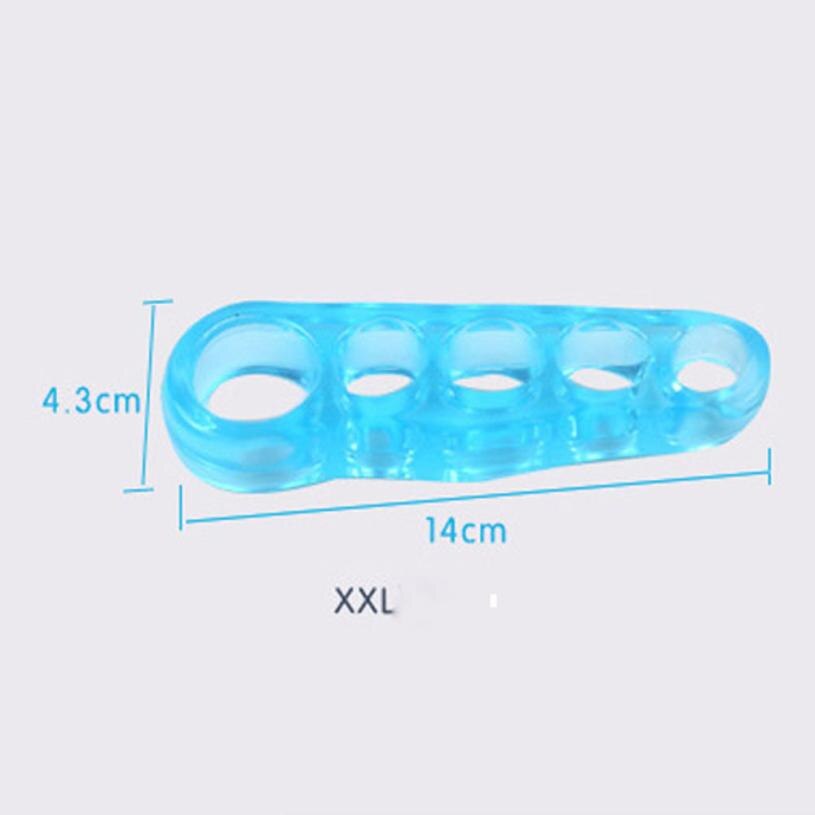 1 Pair orthopedic toe separators Silicone Yoga Holes Toe Stretchers Pain Relief for Bunion Gel Toe Separator 5 sizes 2U1218: Dark Gray