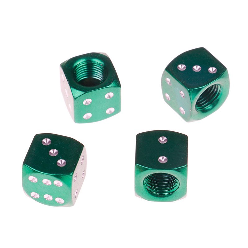 4 unids/lote tapones para vástago de válvula Universal dado neumático coche camión Auto tapa de vástago de válvula tapas llantas de rueda 12mmX12mmX12mm