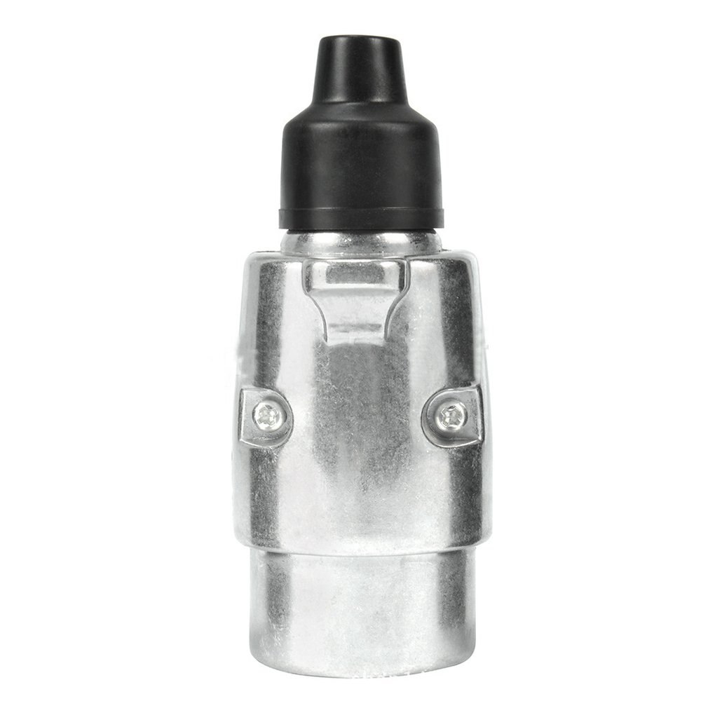 Truck Accessoires 7-Pin 12 Volt Aluminium Plug Truck Kabel Connector Europese Auto Trailer Signaal Licht Trailer Plug Truck kabel