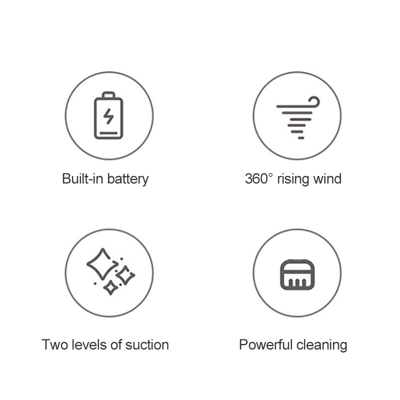 Desktop Vacuum Cleaner Handheld Rechargeable Small Dust Crumbs Suction Cleaning Mini Vacuum Cleaner Household Cleaning Tools