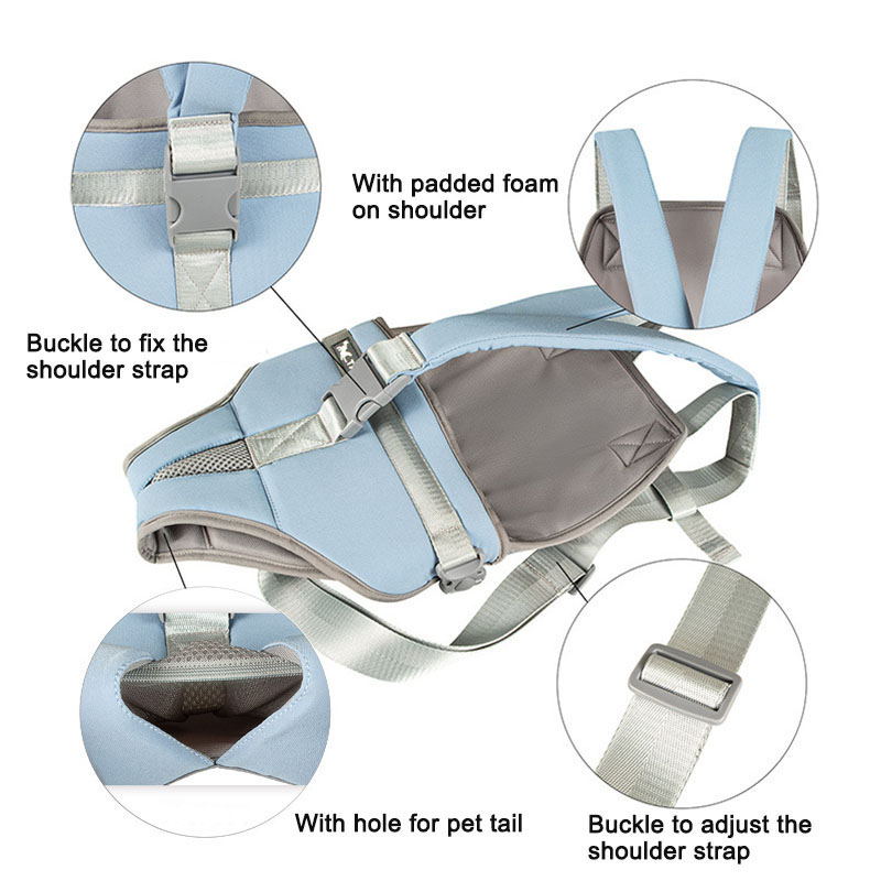 Hond Draagtas Rugzak Voor Kleine Middelgrote Hond Zachte Voorzijde Sling Hond Schoudertas Reizen Rugzak Dragen Voor Dieren outdoor