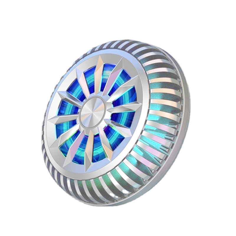 Magnetische Halfgeleider Mobiele Telefoon Platte Radiator Metalen Telefoon Cooling: silver