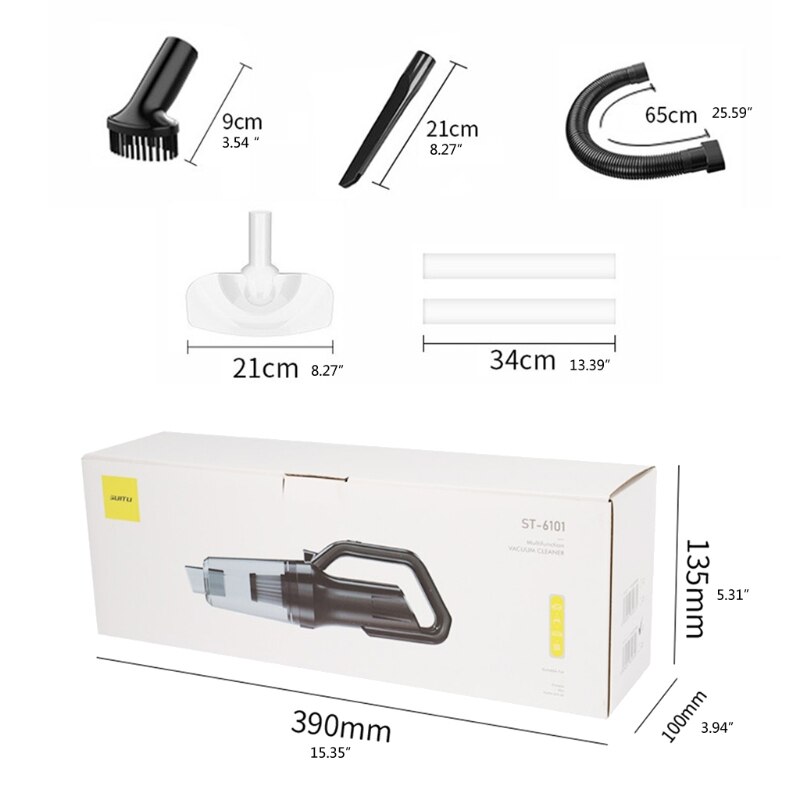 Handheld Cordless Vacuum Cleaner High-power Strong Suction Rechargeable Multiuse