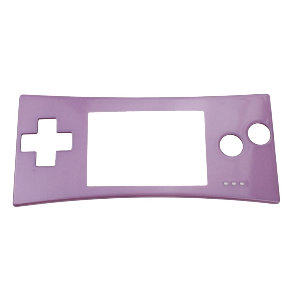 Tingdong chrom-frontplattenabdeckung, Ersatz-frontgehäbenutzen für nintendo Spiel Junge Mikro (gb m): F