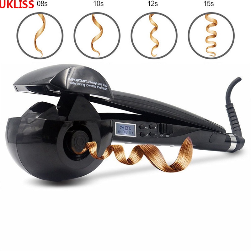 Monofunctional LCD Screen Ceramic Hair Curler Magic Hair Curl Styler Tools For Women Electric Hair Styling Machine Wand Curler