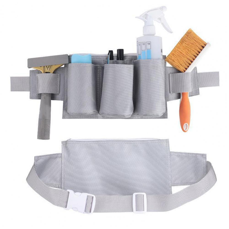 ABKW-sac de rangement pour outils de jardinage, nettoyeur Portable, sac de taille multifonctionnel pour outils de nettoyage avec ceinture réglable
