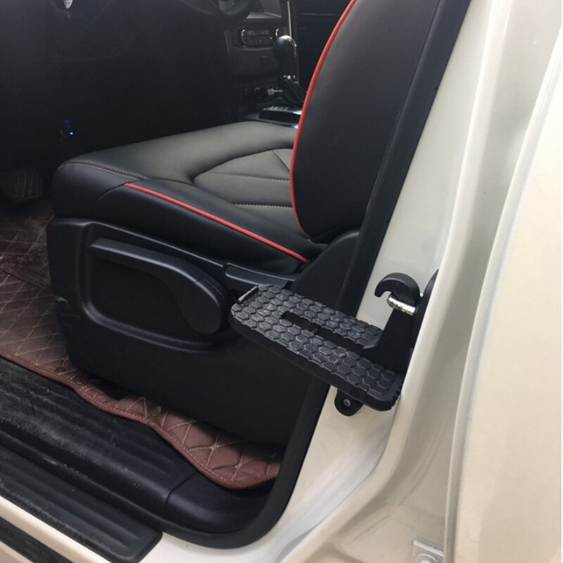 U-formet krok sammenleggbar pedal bil topp pedal bil sammenleggbar trinnstige hjelpepedal bil takpedal med sikkerhetshammer