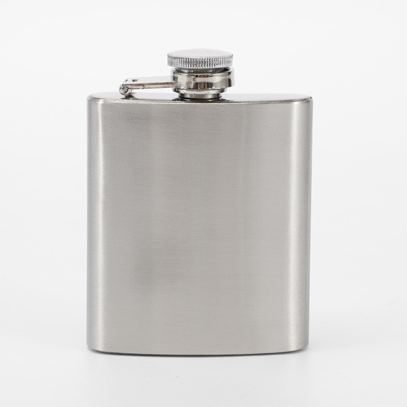 Portable Stainless Steel Hip Flask Alcohol Bottle Travel Whiskey Alcohol Liquor Bottle Flagon Male Small Mini Bottle: 3 Oz(about 84ml0