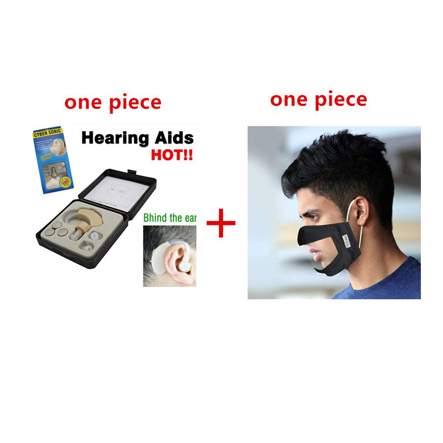 Hearing Aid Sound Voice Amplifier Adjustable Tone Mini Device for Elderly Deaf Hear Clear apparecchio acustico: as picture 1