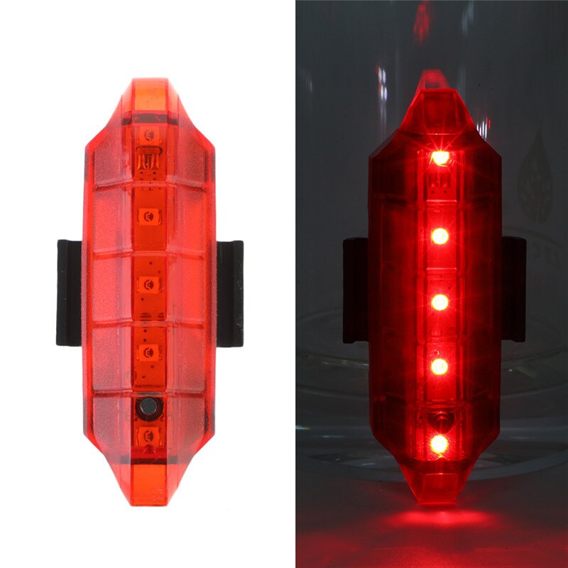 Bike Bicycle Light USB LED Rechargeable Set Mountain Front Back Headlight Lamp Flashlight: 4-07