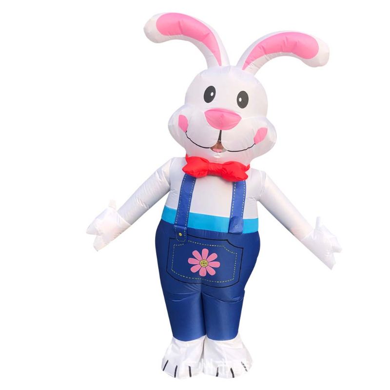Inflatable Suits Rabbit Fancy Dress Costume Outfit Halloween Cosplay Party Dress K1MA