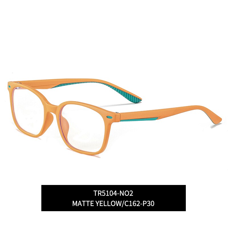 TR90 Anti blue light blocking radiation glasses for children kids boy girl computer gaming glasses bluelight eyeglasses frame: Yellow