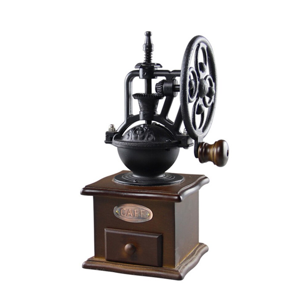 Molinillo de Café Manual de hierro fundido, molino de molienda de granos de café ajustable hecho a mano, herramienta de cocina conveniente, accesorios para el hogar