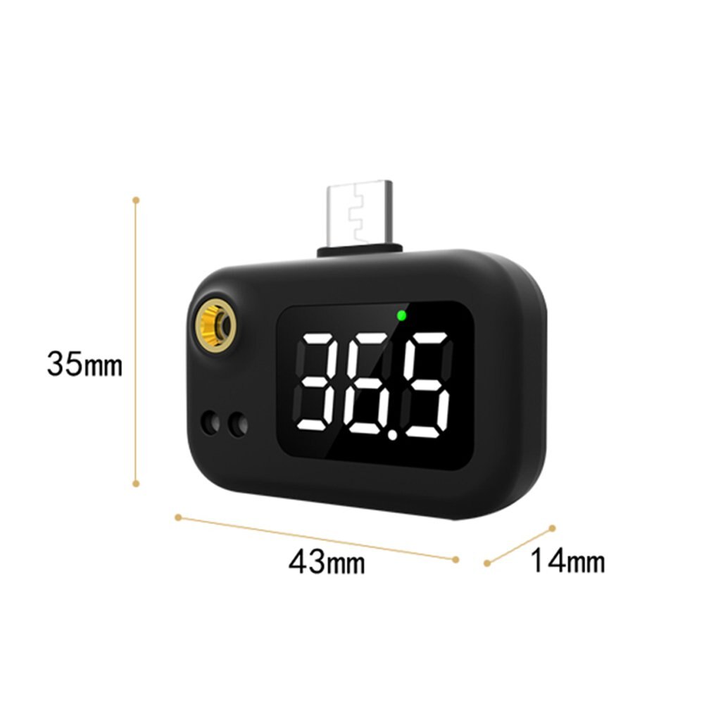 Usb Intelligent Mini Mobile Phone Thermometer Health Care Convenient Infrared Electronic Digital Thermometer