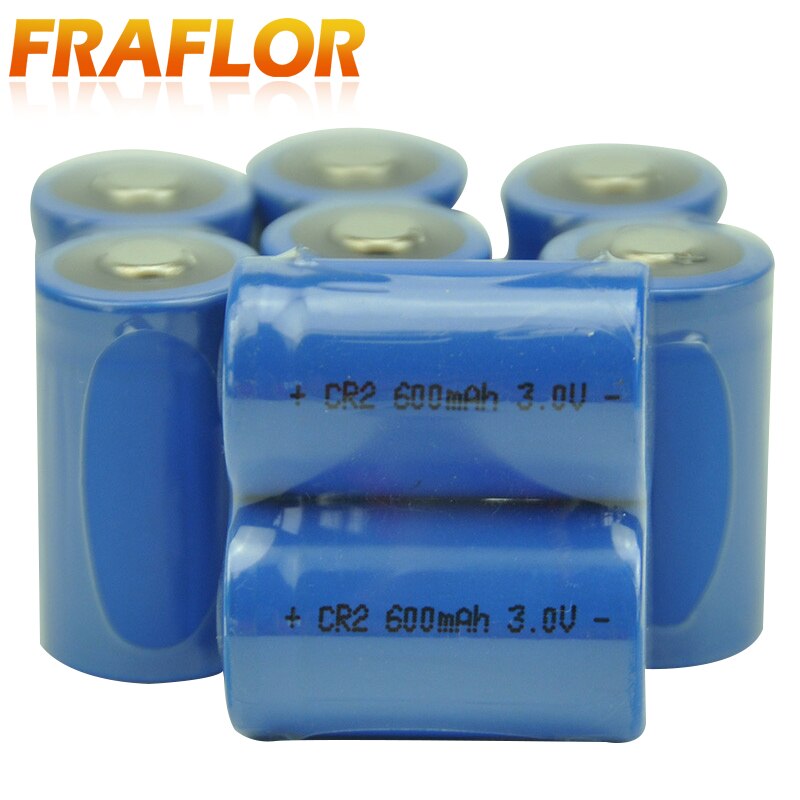 3V CR2 Battery 2 Pcs 3V Li-ion Rechargeable Battery + 1 Pcs CR2 Battery Charger For Rangefinder Mini Telescope Camera Batteries