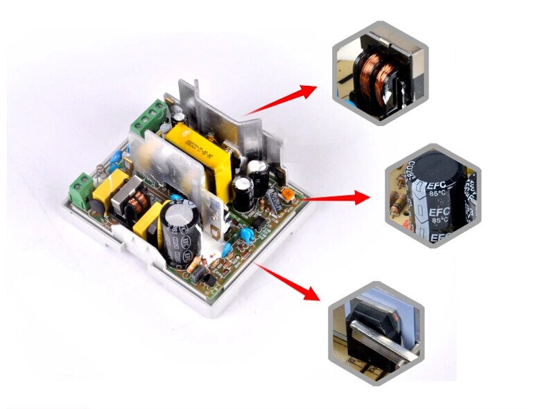 60W 24V 2.5A Din Rail Power Supply With UPS Function Switching Power Supply