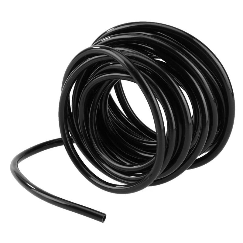 Pvc 4/7mm mikro drypp vanning slange rør 5/15/25m vannslange til hageanlegg planter blomster vanning sprinker