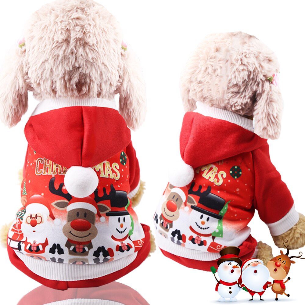 6 Maten Kerst Huisdier Kleding Voor Kat Hond Kerst Kleding Decoraties Kleine Grote Hond Kostuums Winter