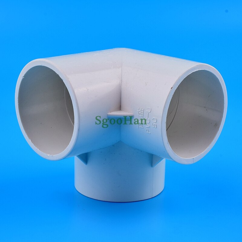 2~50pcs ID 20~50mm 3 Way Hydroponic Planting Frame PVC Pipe Connector Irrigation 3D Three-Dimensional DIY Shelf Joint Fittings