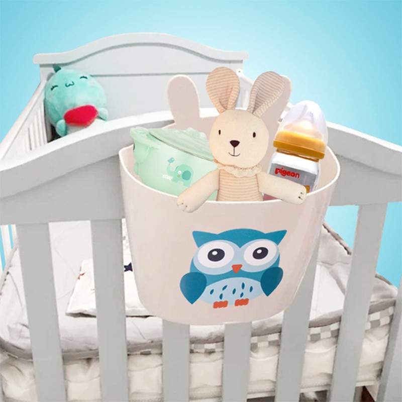 Plastic Bed Hanger Opbergtas Veilig PP Box voor Speelgoed Luier Organisator Tas PP Waterdicht Bad Speelgoed Organizer Bag Baby beddengoed