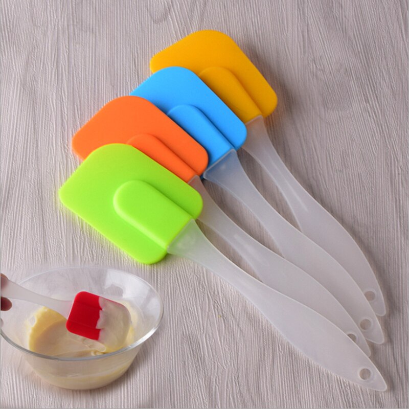 Espátula de silicona para crema, repostería de mantequilla, espátula para Tartas, espátula de cocina, cepillo para torta, herramientas de pastelería de alta resistencia a la temperatura