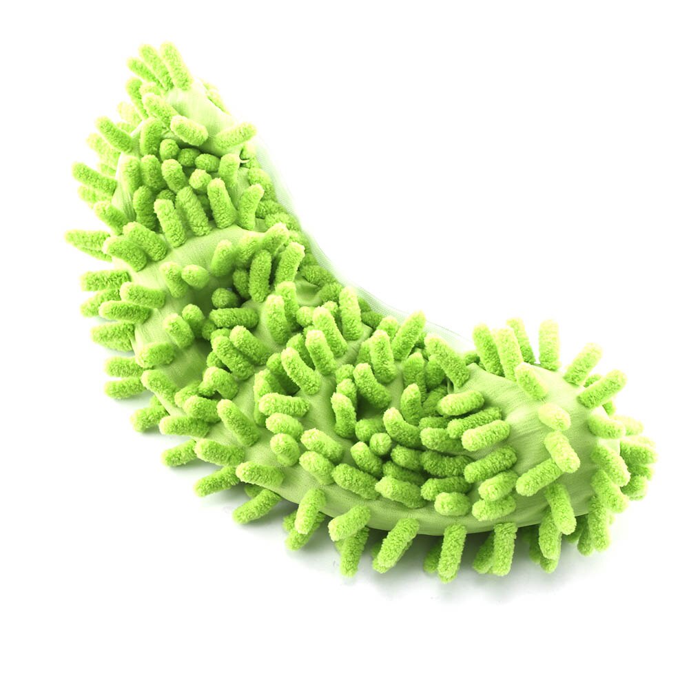 Calçador de esfregão de poeira, 1 peça, casa preguiçosa para polimento de chão, fácil, cobertura para sapato, marrom/laranja/rosa/roxo/azul/verde: green