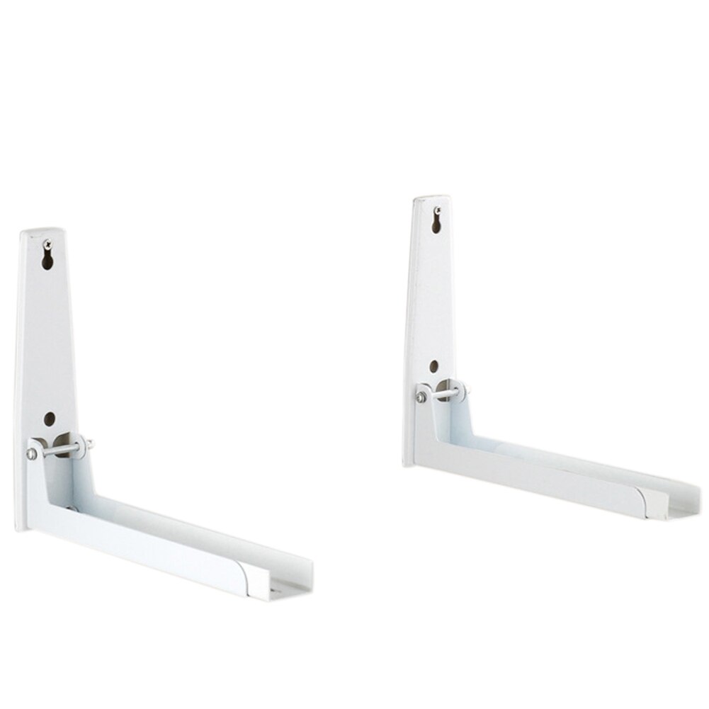 Foldable Microwave Mount Retrackable Microwave Mount Bracket 1 Pair Wall Mounted Shelf Rack K888: 1