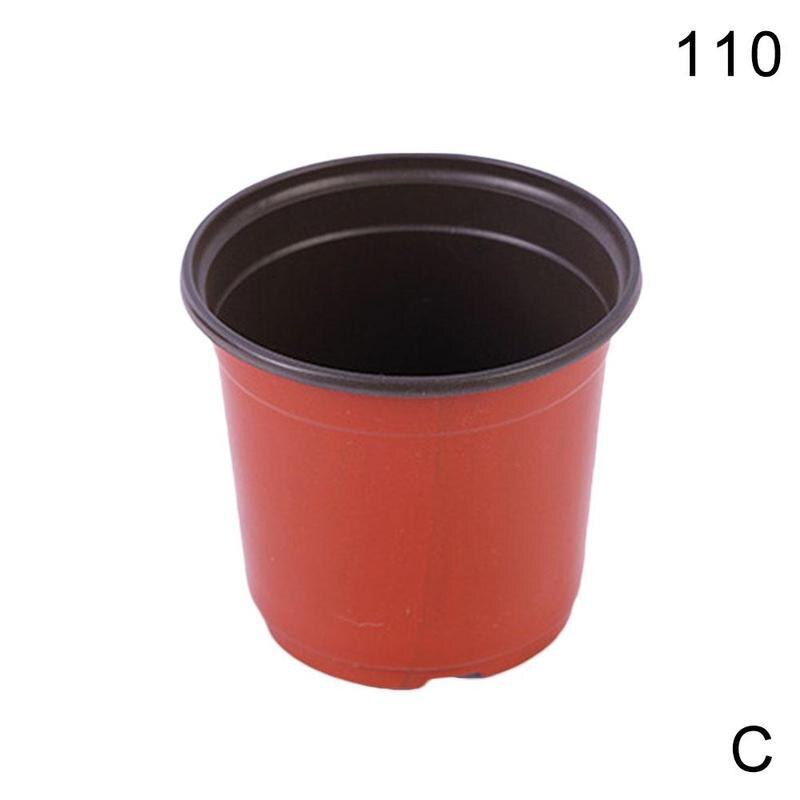 10 stuks eenvoudige kweekpot van plastic, tweekleurig, vetplanten, bloemen, groente, zaailingenbakje voor thuis, tuin, planten, kweekbakken: C 10 stuks