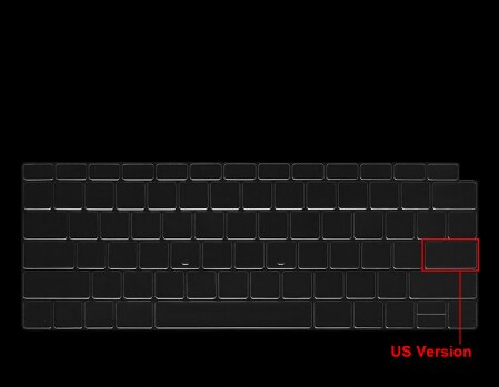 TPU Clear Keyboard Skin Silicone Protector Cover for for MacBook Pro with Touch Bar 13 15 A1989 A1706 A1990 US EU Japan Version: For A1706 A2159 / US version