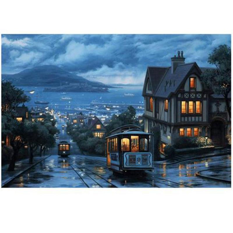150 Piece Jigsaw Puzzle Landscapes Decompression Game Toy Difficulty 15X10CM Parent-child Interaction Puzzle: 09