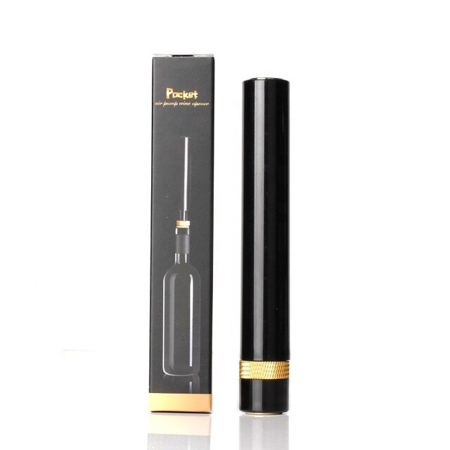 Air Pump Wine Corkscrew Portable Wine Bottle Opener Wine Corkscrew Air Pressure Pum Stopper Beer Bottle Opener Bar Accessories: Gold