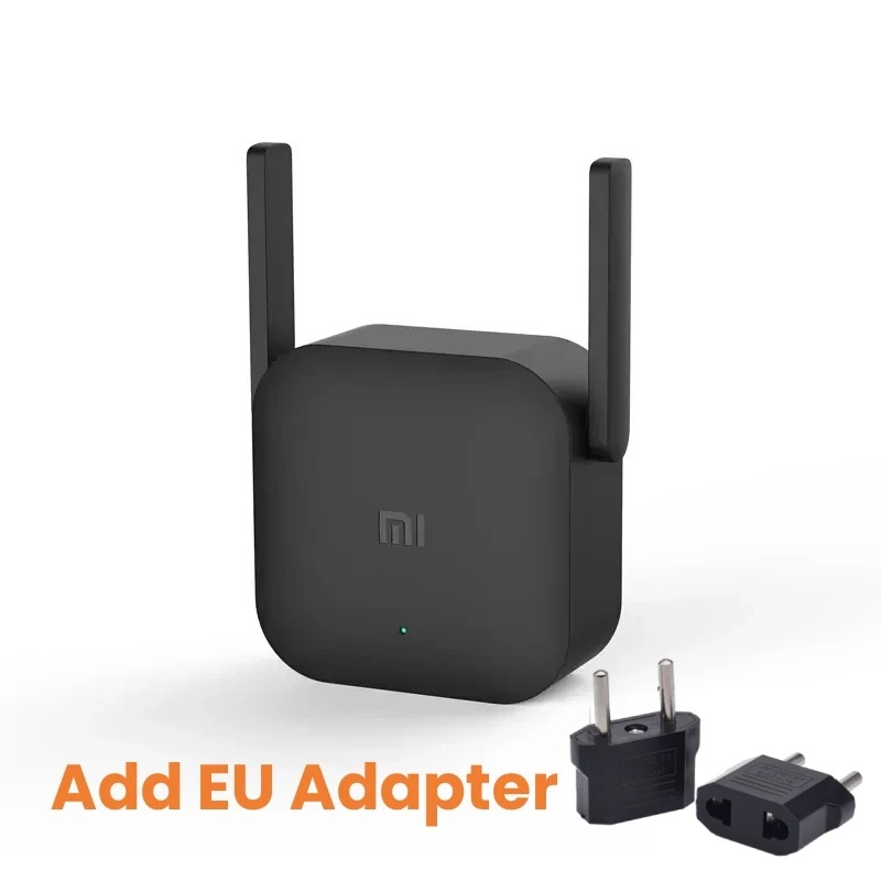 Xiaomi Repeater WiFi Pro Mi Amplifier Network Expander Router Power Extender Roteador 300M 2.4G 2 Antenna for Router Home Office: Orange