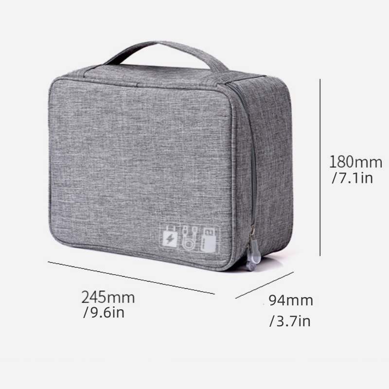 Cable Storage Bag Portable Digital Storage Bag USB Gadget Waterproof Cable Organizer Pouch Electronics Devices Accessories