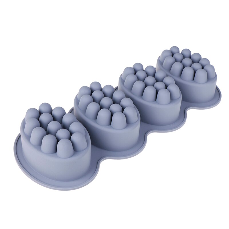 Silicone Soap Mold 3D Massage Soap Making Tools DIY Handmade Oval Soap Moulds Form Suppliers