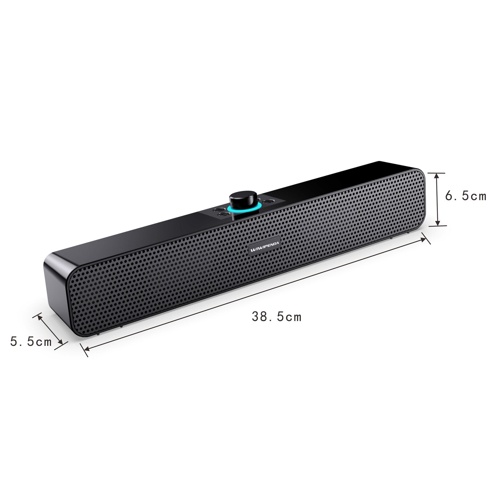 L6 Desktop Speaker Wireless Bluetooth 5.0 Speaker Home Theater Soundbar AUX IN USB TF Card Music Playback for TV Latop PC Phones