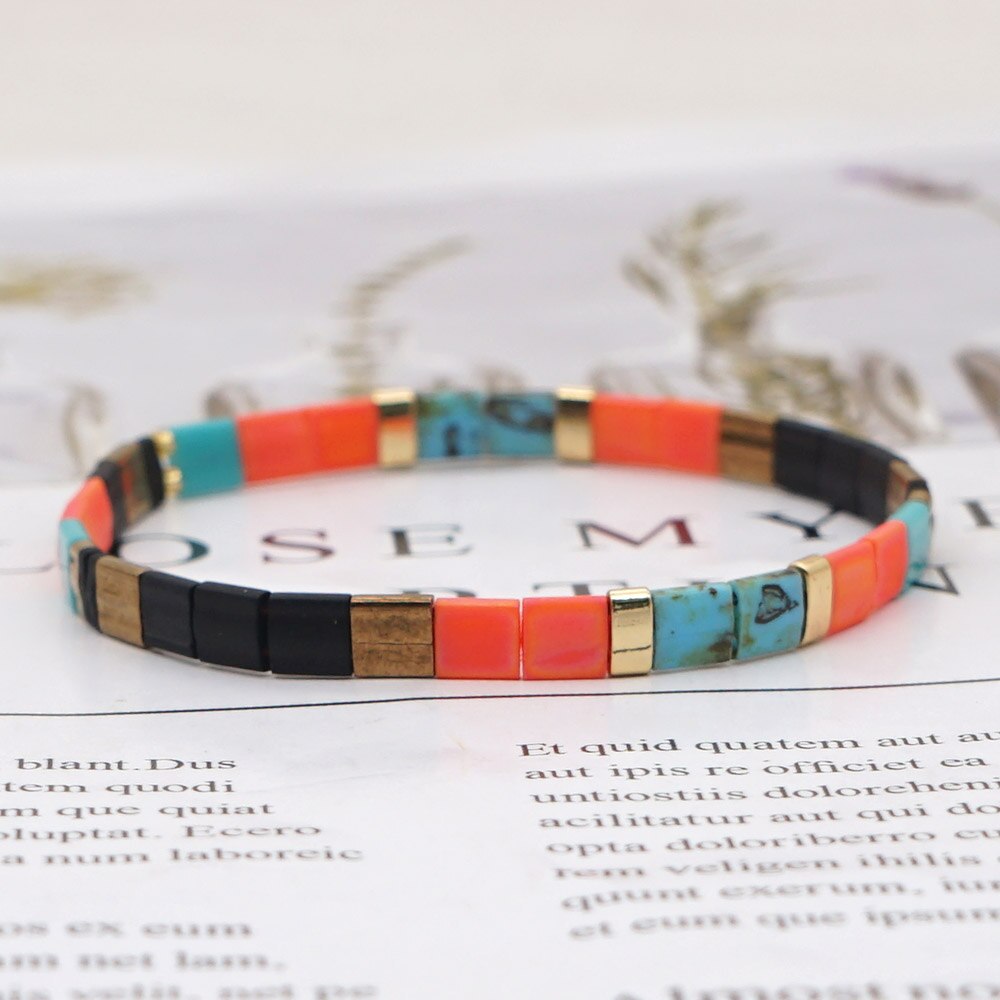 Go2Boho Tila Bracelet Jewelry Boho Miyuki Jewellery Friends Bracelets For Women Japan Tila Beads