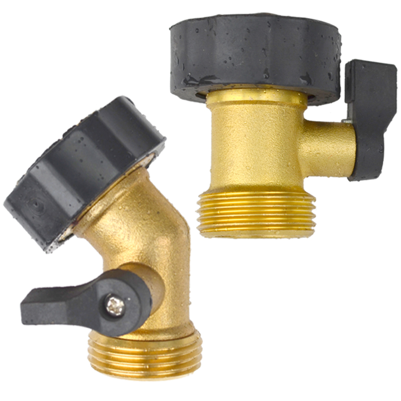 Garden Hose Splitter Heavy Duty Connector Brass Garden Hose Adapter Hose Bib Splitter Water Hose Splitter Hose Spigot Connectors