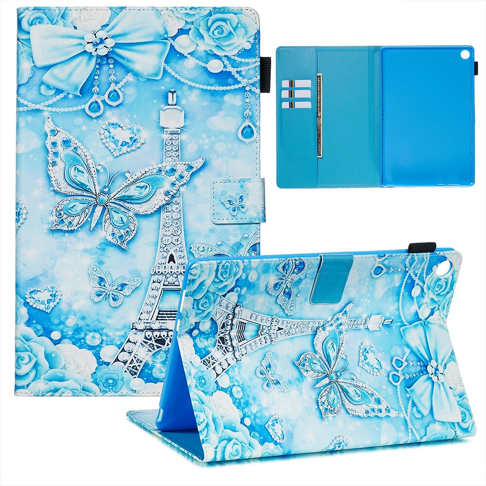 Tablet Case for Huawei MediaPad M5 8.4" & M5 Pro 10.8" - PU Leather Flip Stand Cover with Animal Print: 04 / M5 8.4 inch