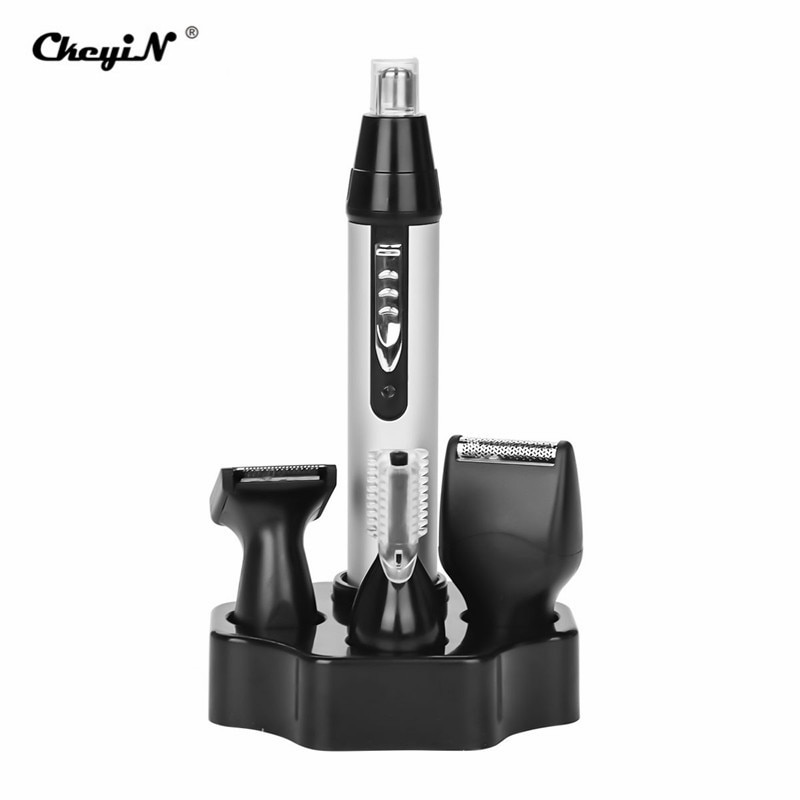 4 in oplaadbare neus- en oortrimmers voor mannen, gezicht, wenkbrauwen, neushaarverwijdering, wenkbrauwtrimmer voor de neus, draadloos  p49