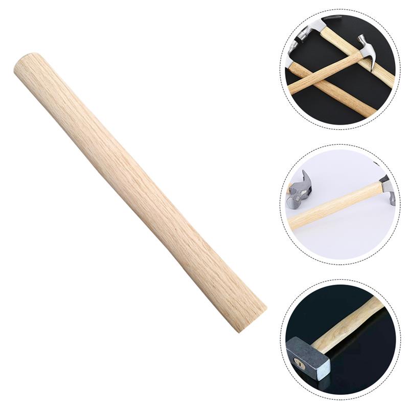 Poignée de marteau en bois, Durable, lisse, Construction de haute classe, utilisation sûre, outils manuels, accessoire de marteau en bois, pièce de rechange: Rouge