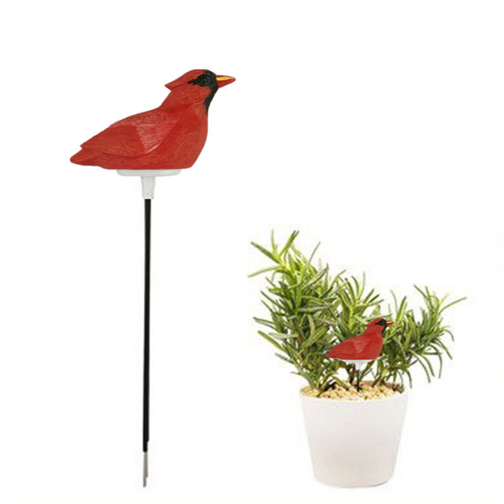 Bird Shape Flower Pot Moisture Sensor – Soil Water Alarm With Light Sensor, Battery Powered, For Garden & Indoor Plants