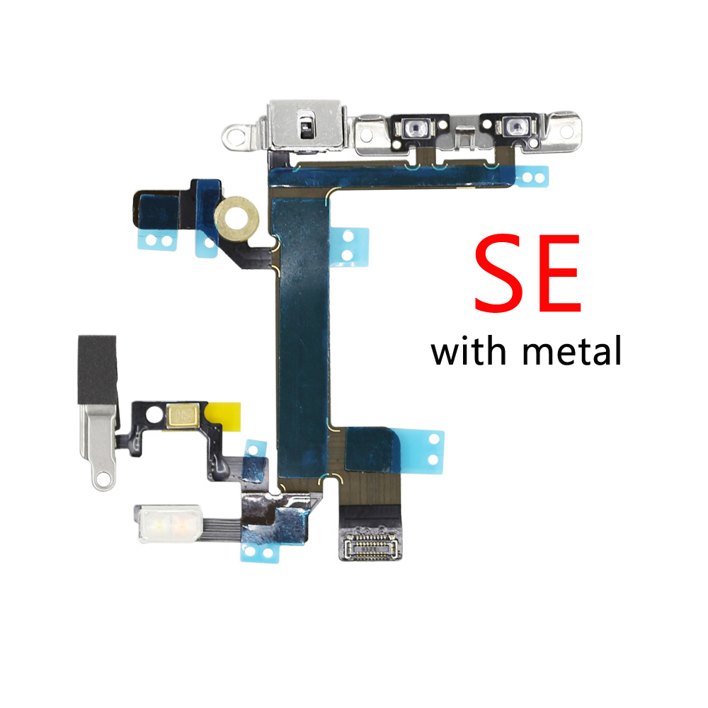1pcs Power Flex Cable For iPhone 5G 5S SE Volume &amp;power switch on/off button flex ribbon replacement parts