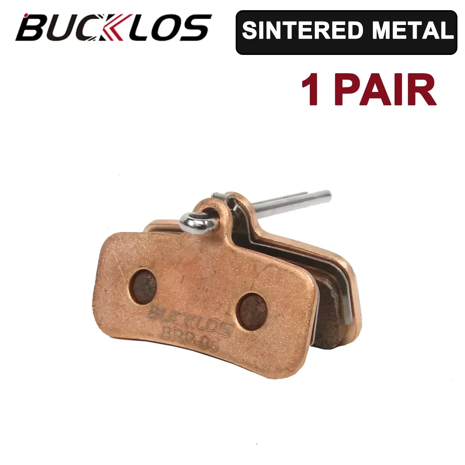 BUCKLOS plaquettes de frein de vélo pour Shimano BR-M8120 M7120 M8020 D01S D03S plaquette de frein à disque résine céramique cuivre fritté 1/2/5 paires: Rouge